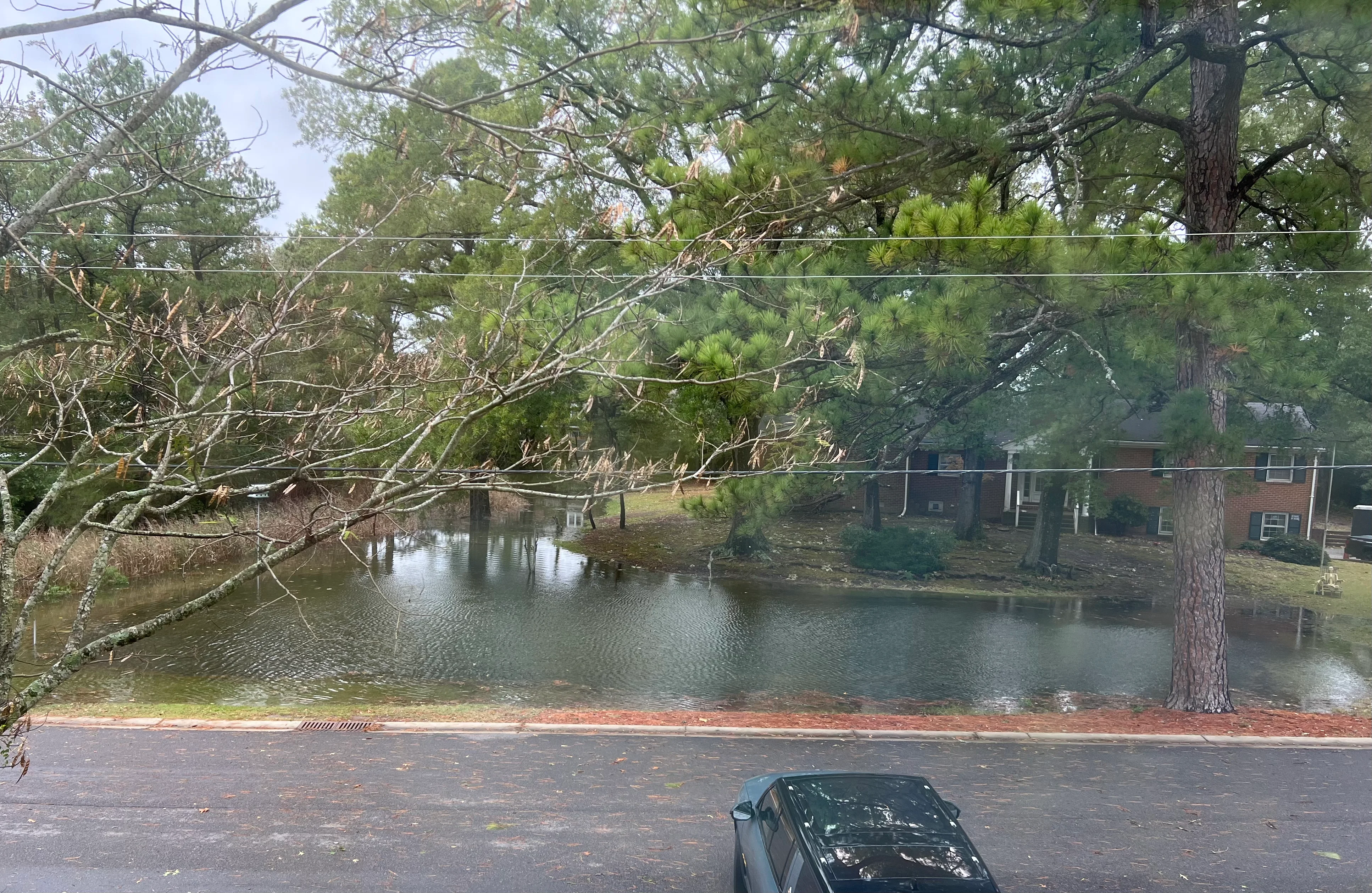 Flooding at 1001 Virginia Avenue — drone footage